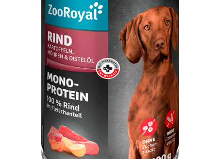 ZooRoyal Rind mit Kartoffeln & Möhren 400g