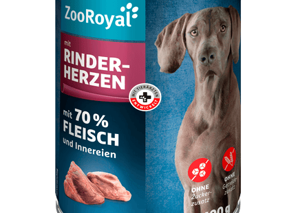 ZooRoyal mit Rinderherzen 400g