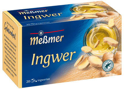 Meßmer Ingwer Tee 40g, 20 Beutel