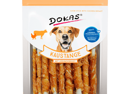 Dokas Hundesnack Kaustange mit Huhn 200g