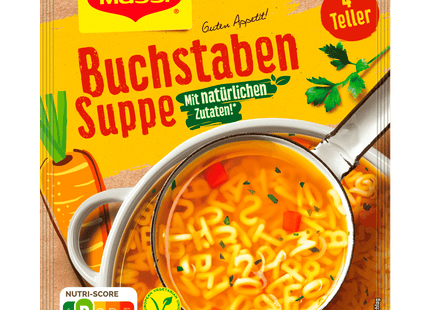 Maggi Buchstaben Suppe, ergibt 1l