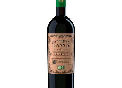 Doppio Passo Rotwein Bio Primitivo Halbtrocken 0,75l