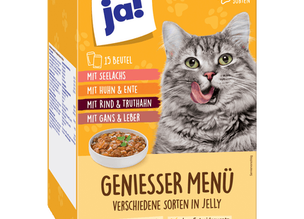 ja! Genießer-Menü Multipack Jelly 15x100g