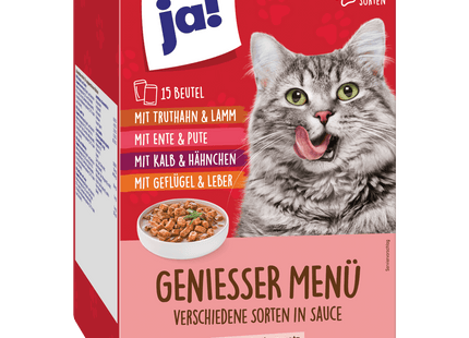 ja! Genießer-Menü Multipack Fleisch 15x100g