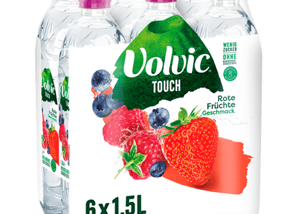 Volvic Touch Rote Früchte 6x1,5l