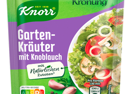 Knorr Salatkrönung Gartenkräuter Knoblauch Dressing 5er-Pack 40g