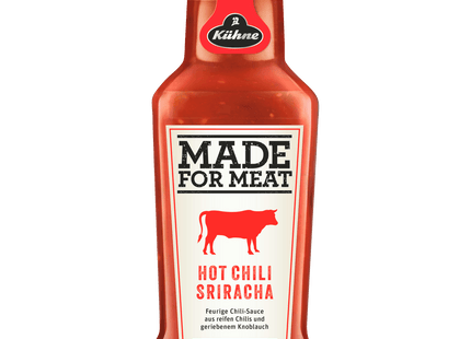 Kühne Würzsauce Made for Meat Sriracha Hot Chili, 235ml