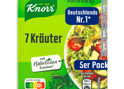 Knorr Salatkrönung 7 Kräuter Dressing 5er-Pack 40g