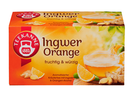 Teekanne Ingwer-Orange 32,4g, 18 Beutel