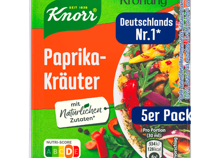 Knorr Salatkrönung Paprika Kräuter Dressing 5er-Pack