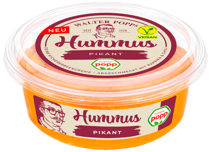 Feinkost Popp Hummus Pikant 175g