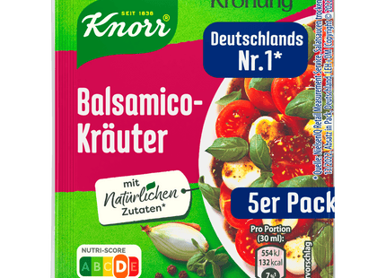 Knorr Salatkrönung Balsamico-Kräuter 5x11g, 55g