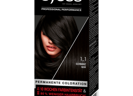 Syoss Salonplex Permanente Coloration 1-1 Schwarz 1 Stück