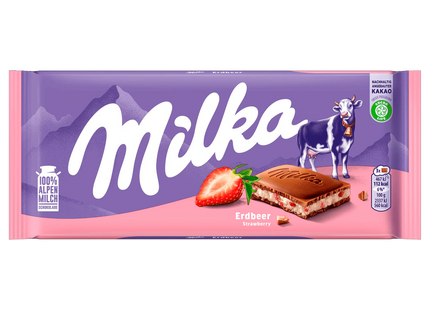 Milka Schokolade Erdbeer-Joghurt 100g