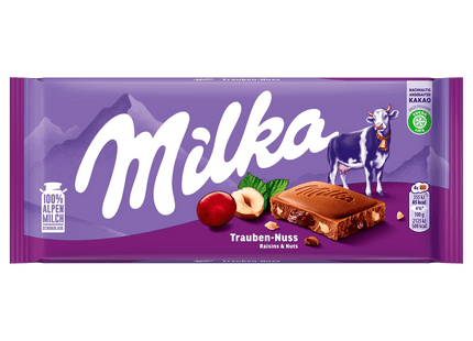 Milka Schokolade Trauben-Nuss 100g