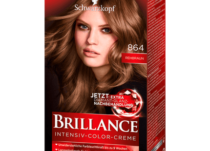 Schwarzkopf Brillance Intensiv-Color-Creme 864 Rehbraun 143ml