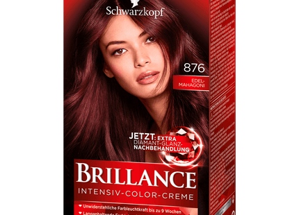 Schwarzkopf Brillance Intensiv-Color-Creme 876 Edel-Mahagoni 143ml