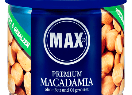 Max Premium Macadamia ohne Fett & Öl geröstet 150g