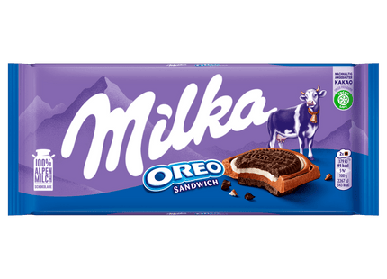 Milka Schokolade Oreo Sandwich 92g