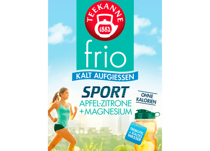 Teekanne Frio Sport Apfel Zitrone 45g, 18 Beutel