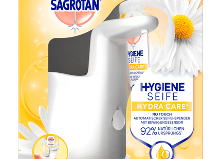 Sagrotan No-Touch Seife Starter-Set inkl, Nachfüller ExtraCare Lotusblüte & Kamillenöl 250ml