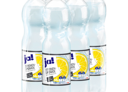 ja! Zitronenlimonade 0% Zucker 6x1,5l