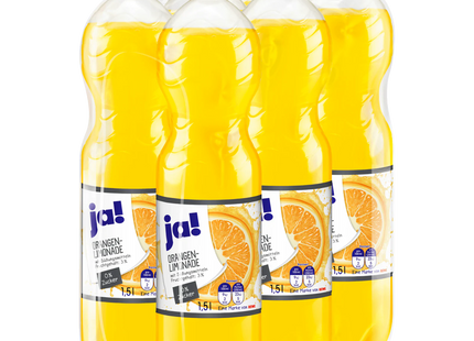 ja! Orangenlimonade 0% Zucker 6x1,5l