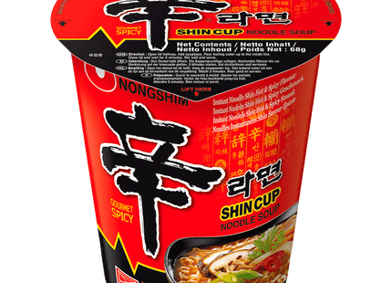 Nongshim Shin Cup Noodle Soup spicy 68g