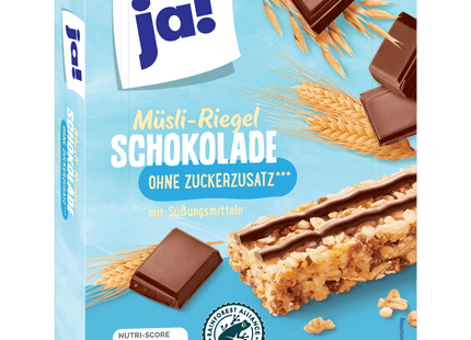 ja! Müsli-Riegel Schoko ohne Zuckerzusatz 8x25g