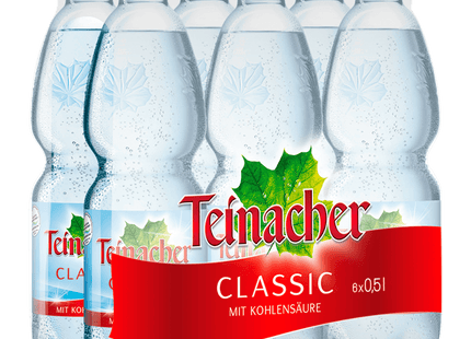 Teinacher Classic mit Kohlensäure 6x0,5l