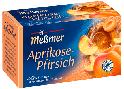 Meßmer Aprikose-Pfirsich 55g, 20 Beutel