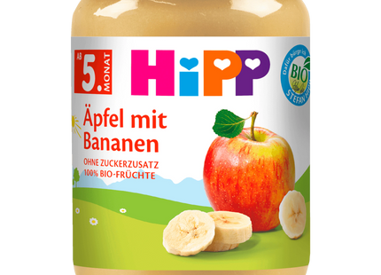 Hipp Bio Äpfel mit Bananen 190g