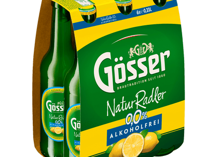 Gösser Natur Radler alkoholfrei 6x0,33l