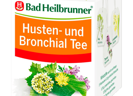 Bad Heilbrunner Arzneitee Husten- und Bronchial Tee 16g, 8 Beutel