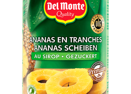 Del Monte Ananas Scheiben gezuckert 350g