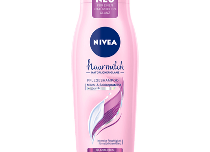 NIVEA Haarmilch Natürlicher Glanz Pflegeshampoo 250ml