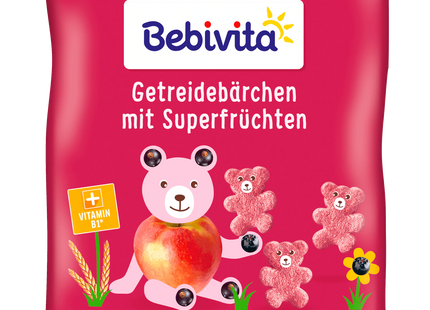 Bebivita Gepuffte Getreide-Bärchen mit Superfrüchten 30g