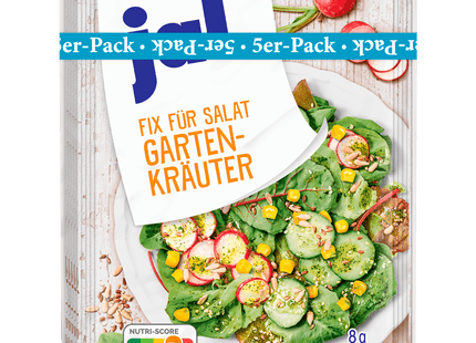 ja! Fix für Salat Garten-Kräuter 5x8g