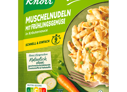 Knorr Veggie Muschelnudeln mit Frühlungsgemüse 155g