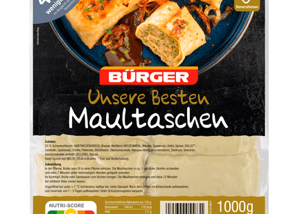 Bürger Maultaschen Unsere Besten 1kg