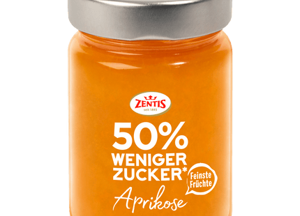 Zentis 50% weniger Zucker Aprikose 195g