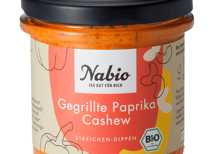 Nabio Bio Gegrillte Paprika Cashew Aufstrich 135g