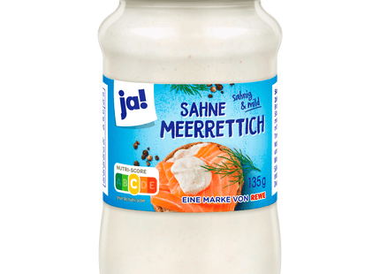 ja! Sahnemeerrettich 135g