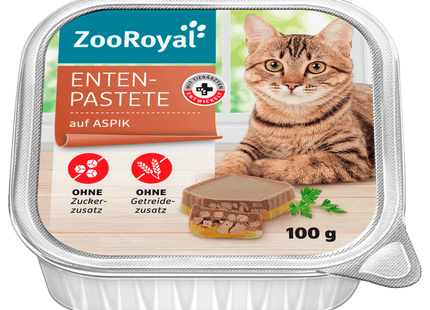 ZooRoyal Enten-Pastete auf Aspik 100g