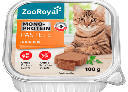 ZooRoyal Monoprotein Pastete Huhn Pur 100g