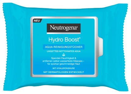 Neutrogena Hydro Boost Aqua Reinigungstücher 25 Stück