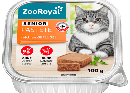 ZooRoyal Senior Pastete Geflügel 100g