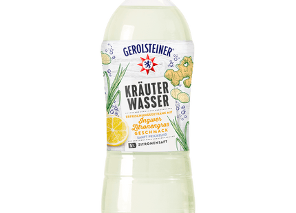 Gerolsteiner Kräuterwasser Ingwer-Zitronengras 0,75l