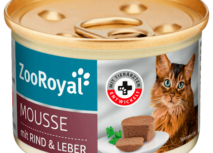 ZooRoyal Rind & Leber Mousse 85g