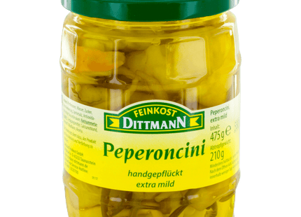 Feinkost Dittmann Peperoncini extra mild 210g